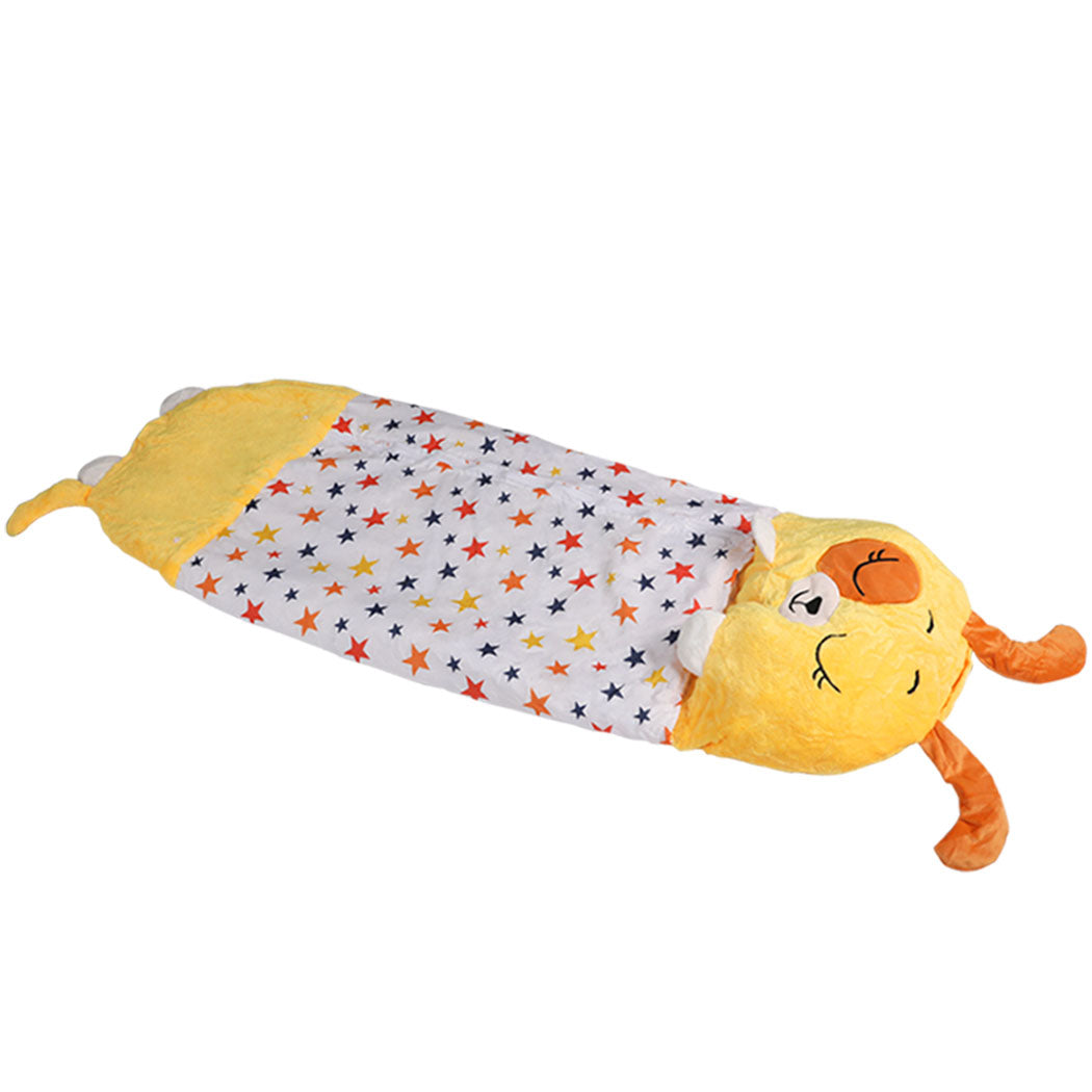 Mountview Sleeping Bag Child Pillow Kids Bags Happy Napper Gift Toy Dog 180cm L